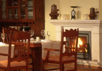 Fireplace of the Herdade Restaurant